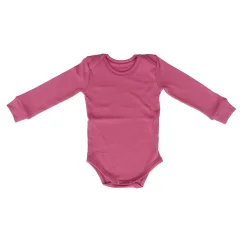 Dětské merino body s dlouhým rukávem