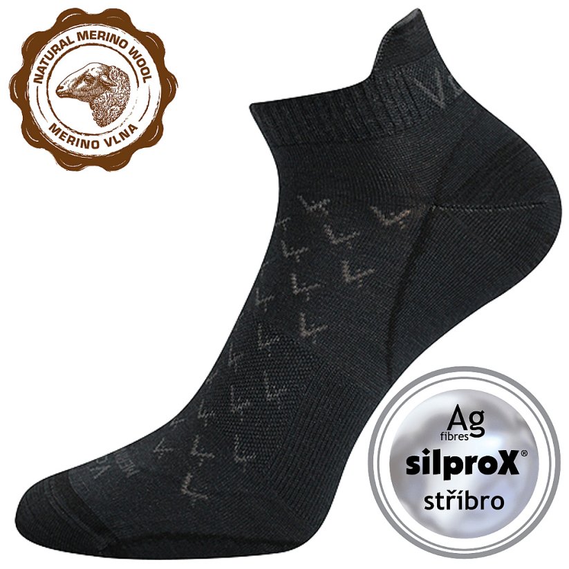 Voxx sportovní nízké merino ponožky