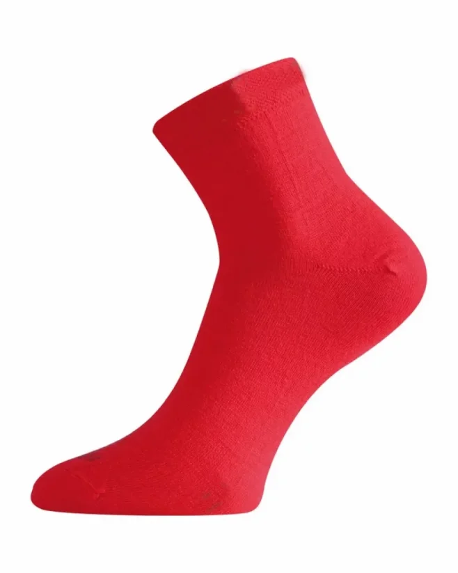 Lasting merino ponožky kotníkové WAS - Velikost: 38-41, Barva: Červená