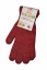 Dětské prstové zimní merino rukavice - Velikost: 17-19, Barva: Vínová
