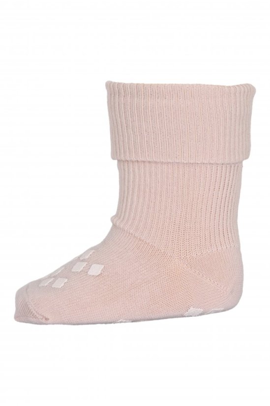 mpDenmark dětské tenké ohrnovací merino ponožky s protiskluzem