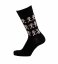 Cai společenské merino ponožky pro dospělé vzor People - Velikost: 35-39, Barva: Černá