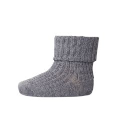 mpDenmark dětské tenké ohrnovací merino ponožky