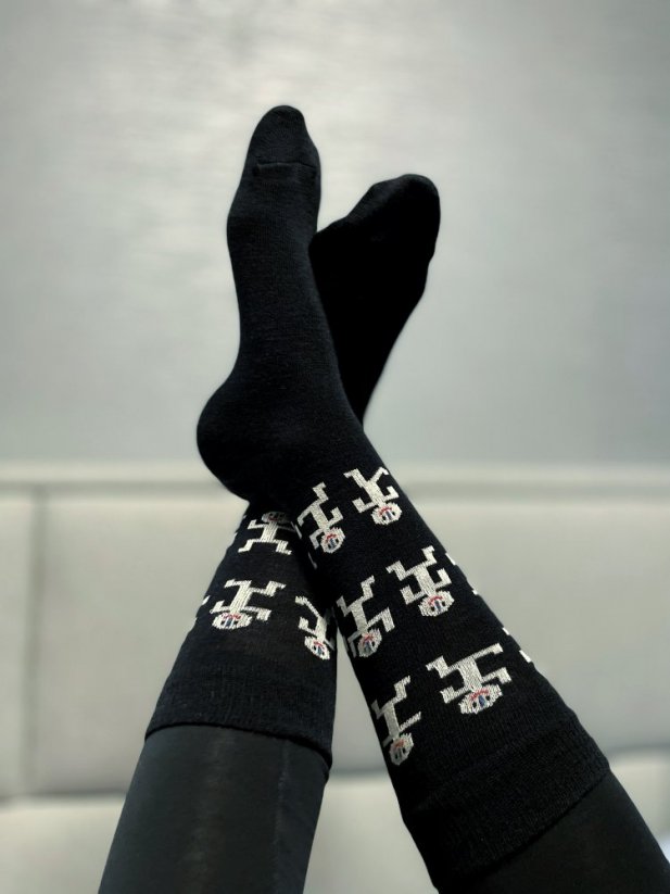 Cai společenské merino ponožky pro dospělé vzor People