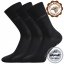 Lonka společenské merino ponožky trojbalení - Velikost: 39-42, Barva: Černá