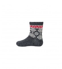 Cai dětské tenké merino ponožky vzor Fjallnas