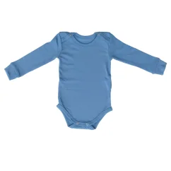 Dětské merino body s dlouhým rukávem
