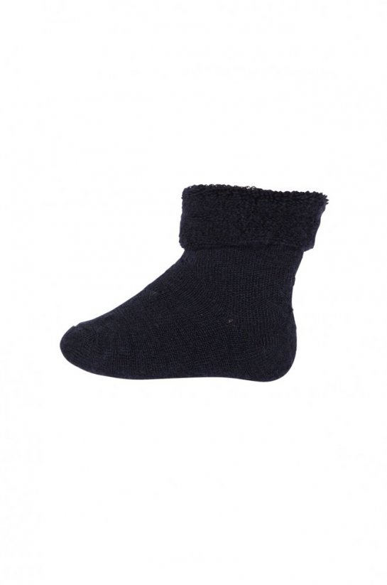 mpDenmark dětské teplé ohrnovací merino ponožky