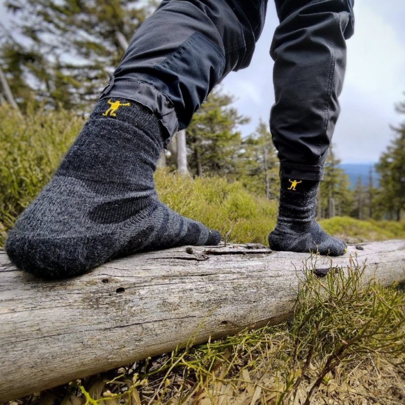 Northman turistické merino ponožky pro náročný terén - Velikost: 36-38, Barva: Zelená
