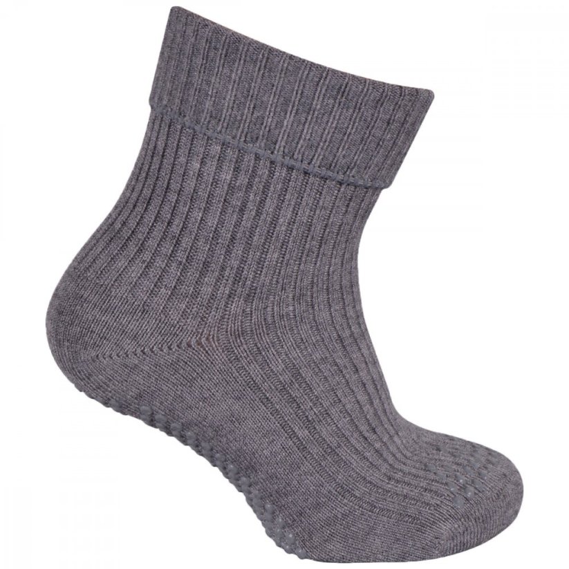 mpDenmark dětské ponožky s  protiskluzem bambus/merino