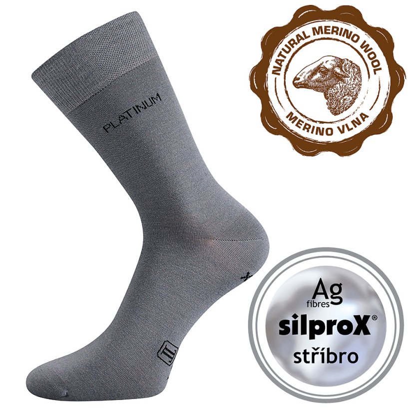 Lonka společenské merino ponožky