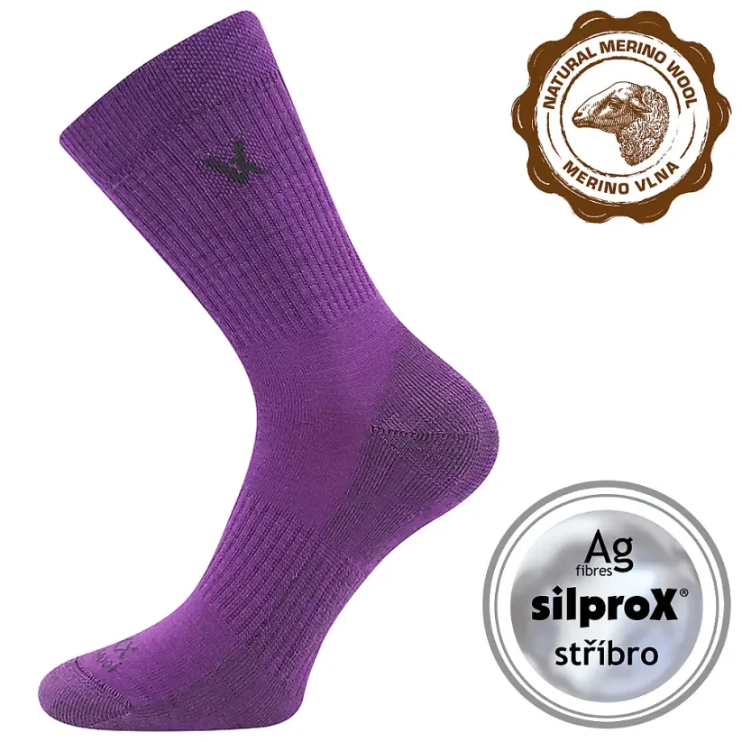 Voxx sportovní merino ponožky Twarix - Velikost: 39-42, Barva: Šedá